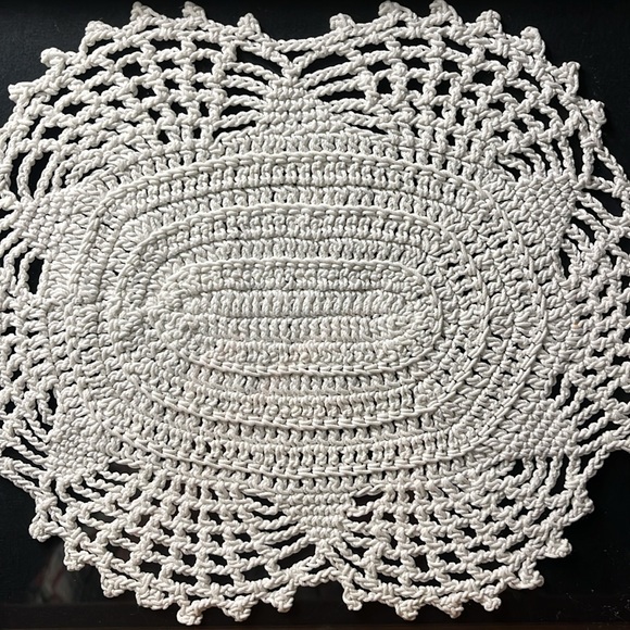 Framed Vintage Doily - Picture 3 of 4